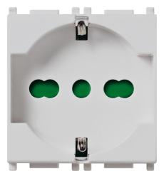 Vimar Presa 2P+T 16A universale Silver