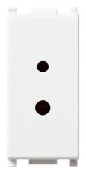 Vimar Presa polarizzata 2P 6A 24V SELV bianco