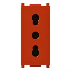 Vimar Presa 2P+T 16A P17/11 rosso