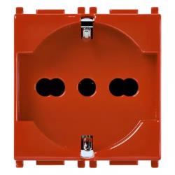 Vimar Presa 2P+T 16A universale rosso
