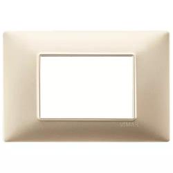 Vimar Placca 3M champagne opaco