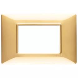 Vimar Placca 3M oro lucido