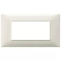 Vimar Placca 4M bianco granito