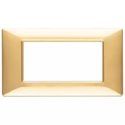 Vimar Placca 4M oro lucido