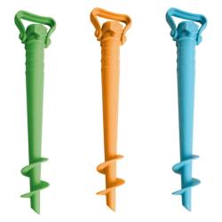 TRIVELLA PER OMBRELLONE IN PLASTICA H 43 CON MANICO