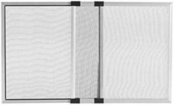 Zanzariere Stop Inset estensibile in alluminio H75x100/192 cm. - Telaio colore grigio