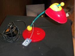 LAMPADA DA TAVOLO IN PLASTICA DI COLORE ROSSO, GIALLO E AZZURRO 20W 12V