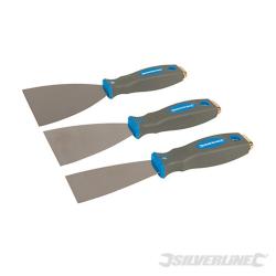 Set di raschietti per materiali di riempimento Expert 3 p.zi  Silverline 50, 75 e 100 mm, 3 p.zi