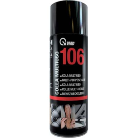 8250385 - COLLA SPRAY ML 400 ADESIVO TESSUTI LEGNO METALLO PELLE SUGHERO  106 VMDML 400 - GENERICO FERRAMENTA