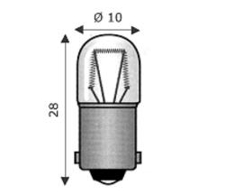 LAMPADA BA9S 240V 3W 10X28