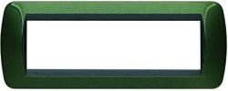Bticino Living International l4807ot placca 7 posti ocra metallica