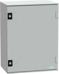 Cassetta in poliestere montata a parete, Thalassa PLM, porta piena, 430x330x200mm, IP66, IK10, RAL 7035