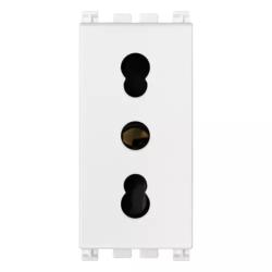 Vimar Arkè 19203.B Presa bipasso 2P+T 16A P17/11 colore Bianco