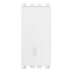 Vimar Arke pulsante illuminabile 1P 10A bianco 19008.B