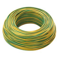 CAVO ELETTRICO UNIPOLARE CORDINA CPR FS17 (EX N07VK) SEZIONE 1X1,5    100 METRI GIALLO/VERDE