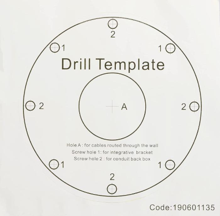 HIKVISION DS-1260ZJ Box posteriore di giunzione