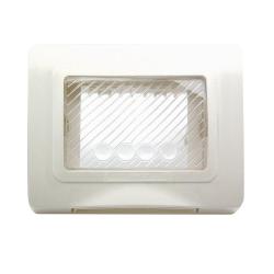 Placca autoportante stagna (IP55) 3 moduli