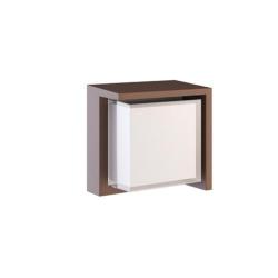 BLIS C APPLIQUE 15W CORTEN 4000K QUADRATO