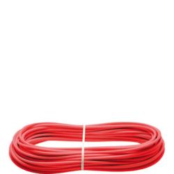 FUNE ACCIAIO PLASTIFICATA ROSSA MAT.10MT