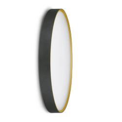 PLAFONIERA PER ESTERNO Ola 500 Color LED 3K ANTRACITE/ORO 42w