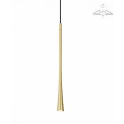GEA LUCE Dafne S/P O Lampada a Sospensione Interno LED ORO 7W LED 3K