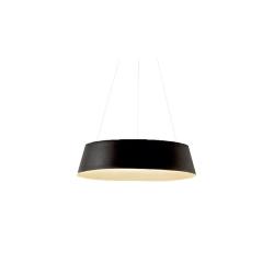 Lampadario moderno le Gea Luce JULIETTE S 2300Lm nera alluminio modulo led integrato