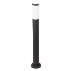 PALO PER ESTERNO IN ALLUMINIO VERNICIATO ANTRACITE CON DIFFUSORE IN POLICARBONATO