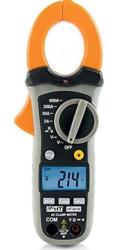 HT4010 Pinza Amperometrica Tester Digitale Led per misure di corrente fino a 600A CAT III HP004010  