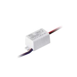 ALIMENTATORE CORRENTE COSTANTE N LED 1/3 500mA 6W 3/12VDC IP67