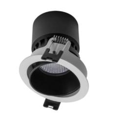 FARETTO TONDO ORIENTABILE DA INCASSO PO02 MWH/MBK