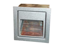 FARETTO DA INCASSO 12V/50W ARGENTO ALTEZZA 8CM LUNGHEZZA 8CM
