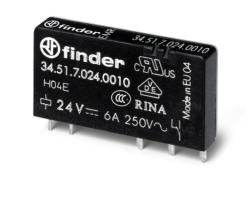 RELÈ ELETTROMECCANICO PER CIRCUITO STAMPATO 6 A