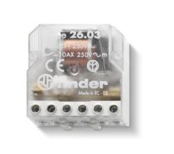 RELÈ AD IMPULSI EMR 1 NO + 1 NC 10 A FINDER