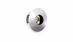 FARETTO DA INCASSO LED 3001W METAL SILVER