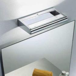 APPLIQUE STILE MODERNO IN METALLO CROMATO