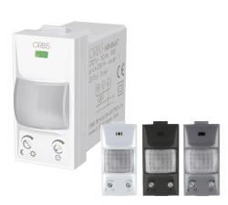 MINIMAT Rivelatore di movimento da incasso, rilevamento: angolo 120°, fino a 7 m ad altezza 1.5m, 230V – ORBIS OB135312