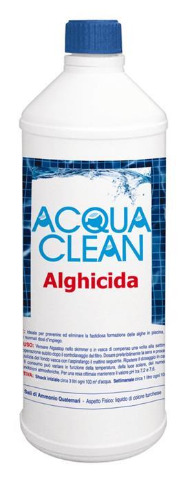 Antialga AntiAlghe Piscina 1 Lt Alghicida Acqua Clean per piscine Conf 