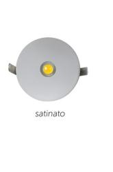 Faretto led 2W ip20 nickel