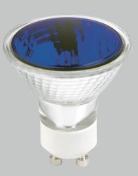 LAMPADA DICROICA 240V 50W GU10 BLU 25°