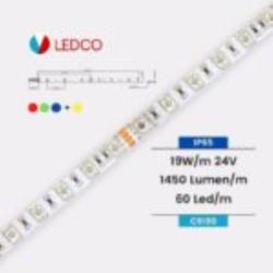 STRIP LED 19W/MT RGB 24VDC IP65