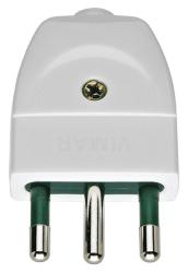 Vimar Spina 2P+T 16A S17 assiale bianco
