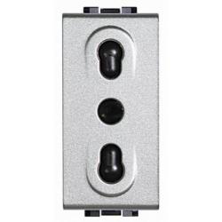 BTICINO LIVING LIGHT TECH PRESA BIVALENTE 2P+T 10/16A NT4180