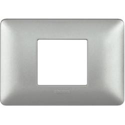 matix - placca 2p centrati silver