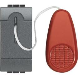 BTicino Living International pulsante a tirante antracite 1P 10 AX 250 Vac   L4033