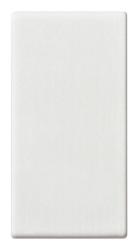 Tasto 1M illuminabile ad anello bianco VIMAR PLANA