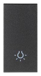 Vimar Arke Tasto 1M simbolo luce grigio 19021.L