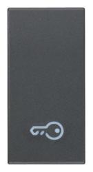 Vimar EIKON Tasto 1M simbolo chiave Next   nero