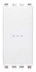 Vimar EIKON INTERRUTTORE 1P 16A ASSIALE BIANCO