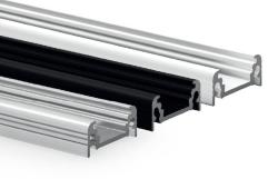 PROFILO BIANCO+COVER TRASPARENTE+TAPPI 2MT DA SUPERFICIE