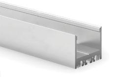 PROFILO INCASSO+COVER OPALE+2TAPPI+4STAFFE